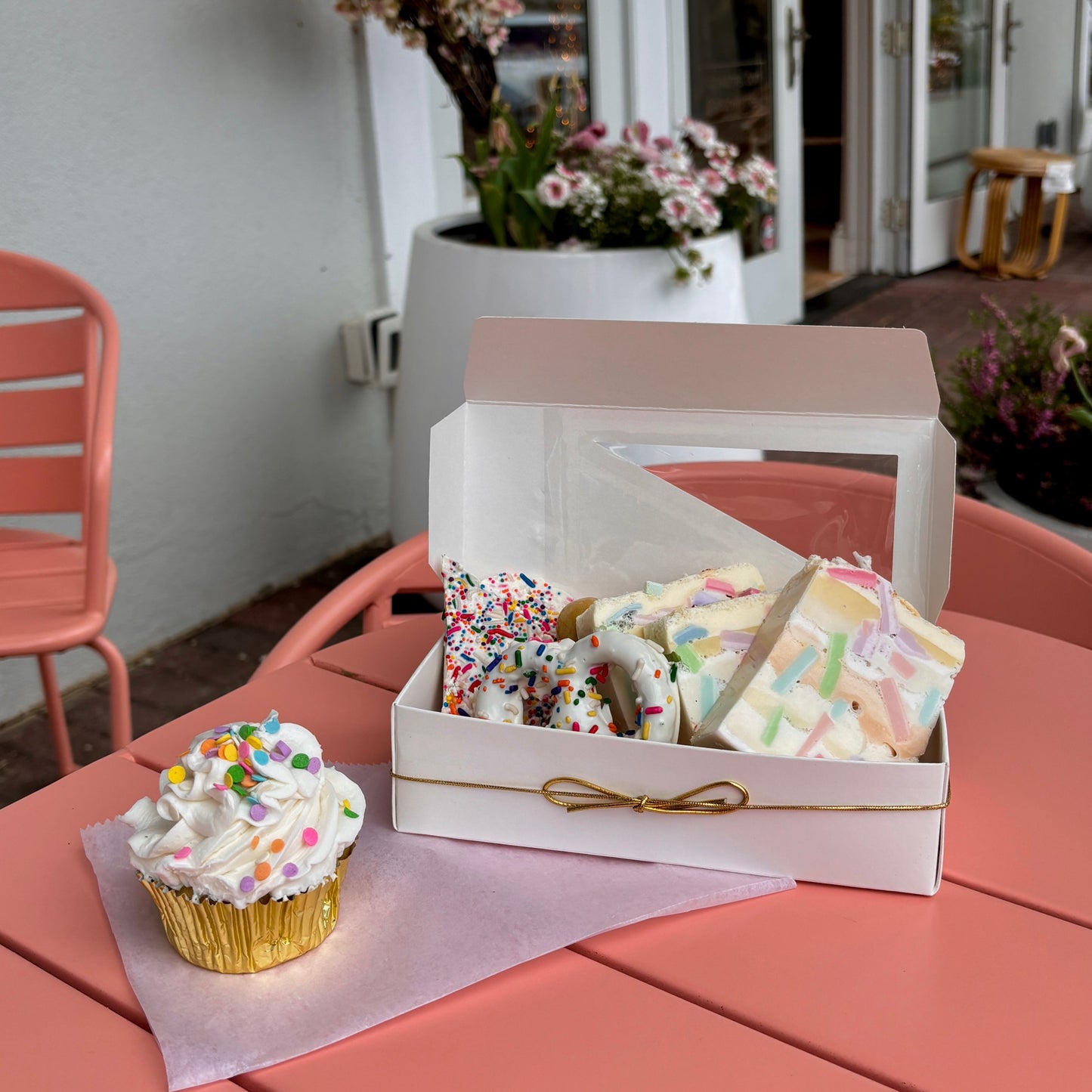 Coconut Lemon Confetti Cake