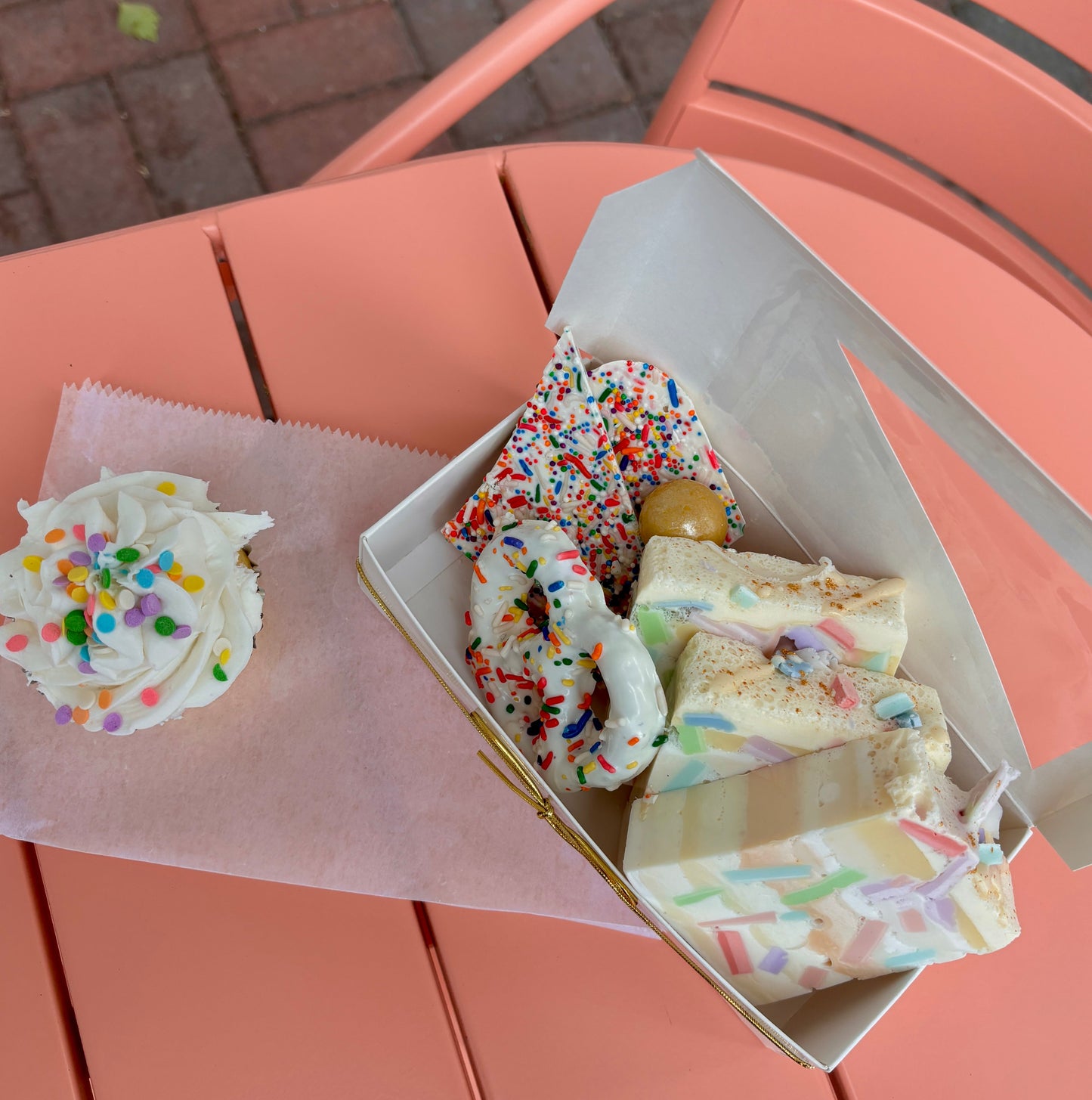 Coconut Lemon Confetti Cake